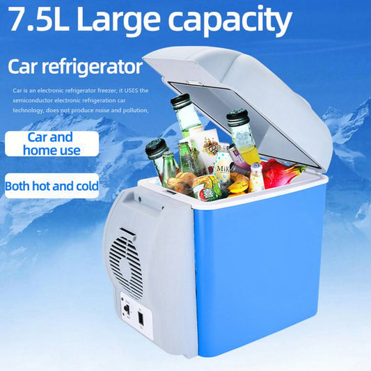 ❄️🌿🌿 Portable Mini Car Refrigerator 🚘🥤 ✨ Drive Cool • Travel Fresh 🌿💙