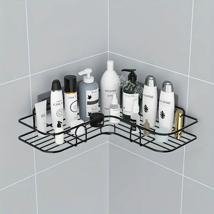 🌟🏠✨ CozyNest™ Adhesive Corner Shelf 🖤🍃 💎 Cozy Home • Smart Space • Effortless Style 🤍✨