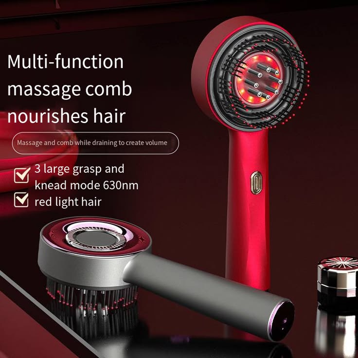 GlowRoot™ Electric Hair Oil Applicator with Red Light