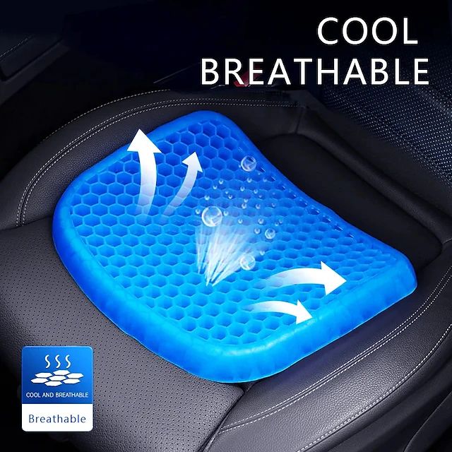 Seat Cushion Cool Gel Memory Egg Sitter