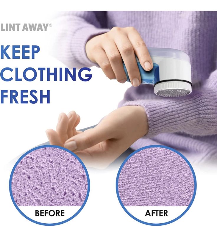 FuzzAway Electric Lint Remover – Premium & Portable
