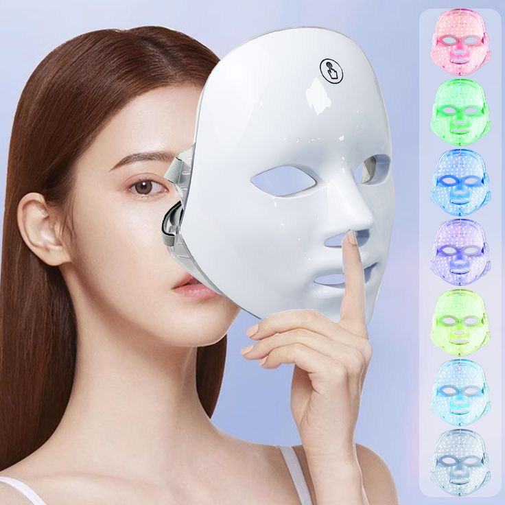 GlowLux LED Facial Mask – 7-Color Photon Therapy