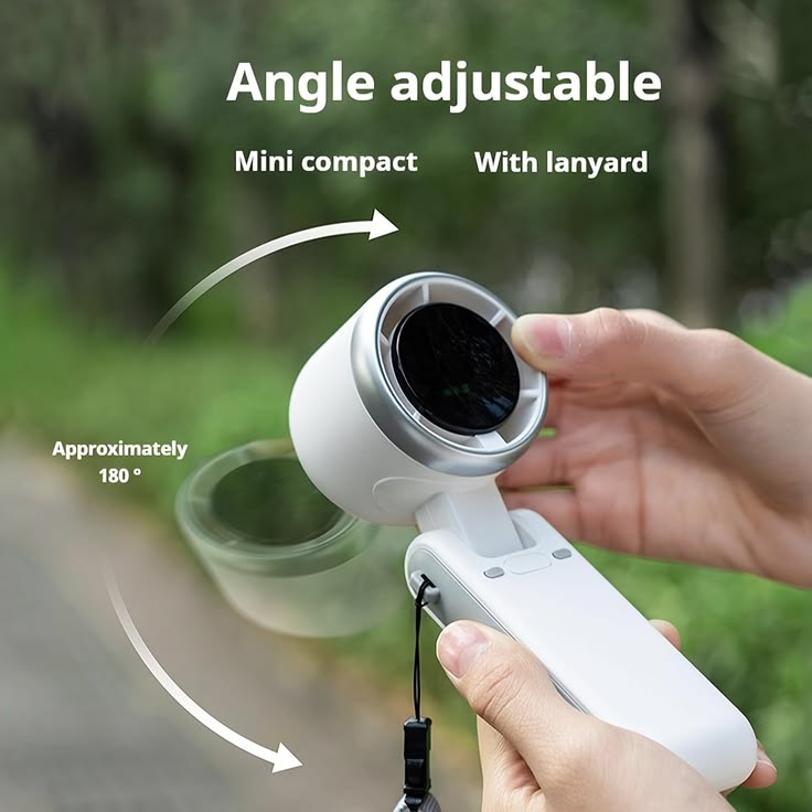 🍃 AirGlow Hand Fan – Stylish, Adjustable & Super Portable ❄️🌈Adjustable & Lightweight 🍃