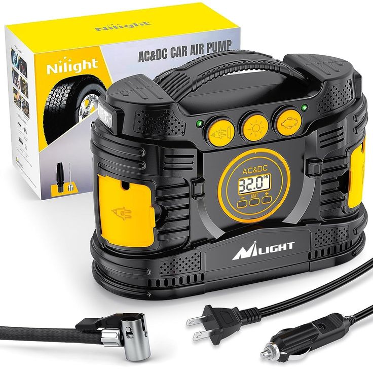 👉 Steel Mate Pro Air Pump – Digital Tire Inflator ✅