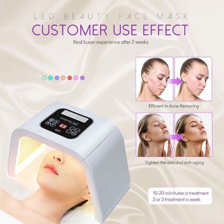 GlowLux LED Facial Mask – 7-Color Photon Therapy