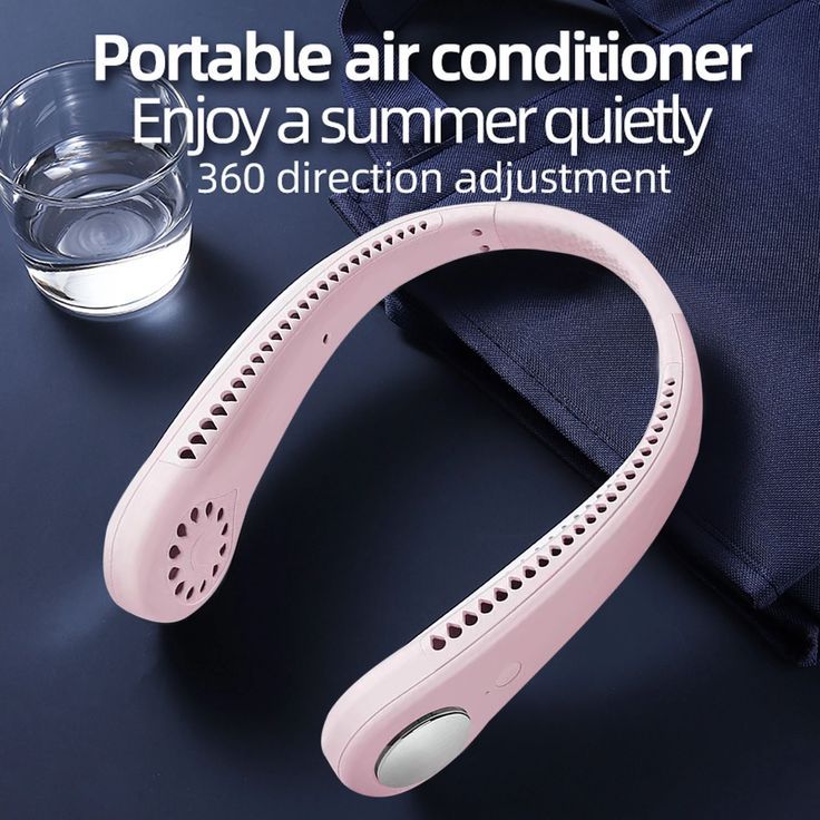 ✨ CoolBreeze Neck Fan ❄️🌬️ | Wearable Cooling Luxury 🌟 Beat the Heat in Style 💼💎