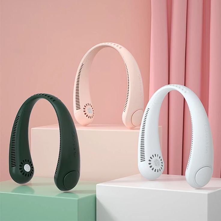 ✨ CoolBreeze Neck Fan ❄️🌬️ | Wearable Cooling Luxury 🌟 Beat the Heat in Style 💼💎