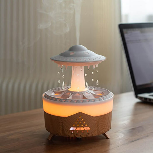 🌙✨💧 300ML Wireless Night Light Humidifier🌟| Remote Control & Cozy Mist