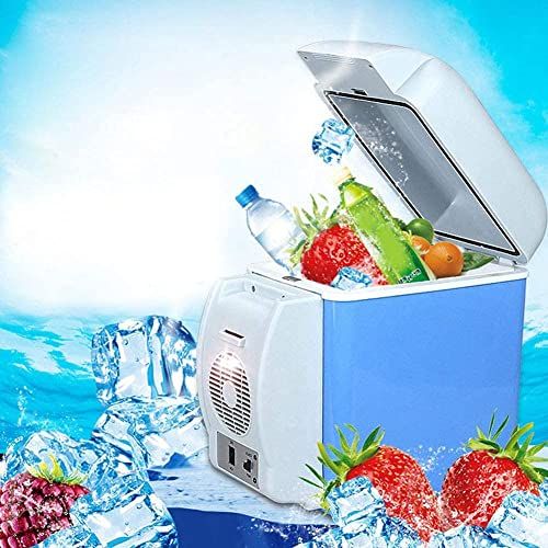 ❄️🌿🌿 Portable Mini Car Refrigerator 🚘🥤 ✨ Drive Cool • Travel Fresh 🌿💙