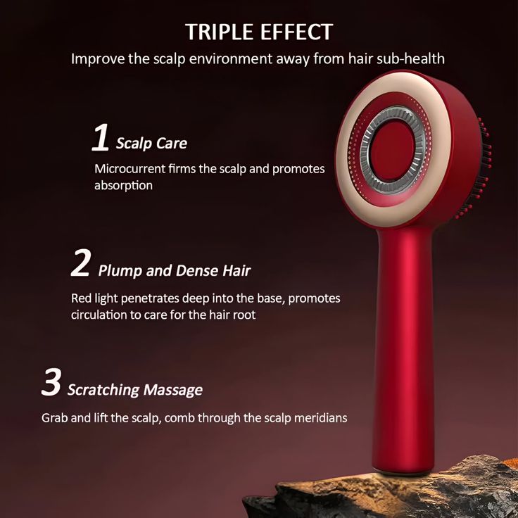 GlowRoot™ Electric Hair Oil Applicator with Red Light